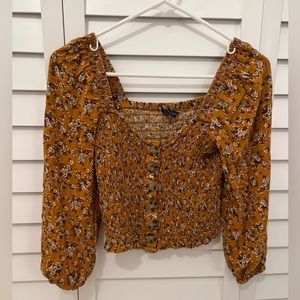 American Eagle Floral Shirt - XS